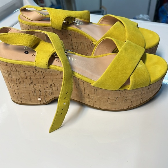 Kate spade jasper platform sandal-blemish pictures size 9.5 - Picture 2 of 4